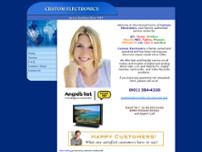 Custom Electronics website screenshot