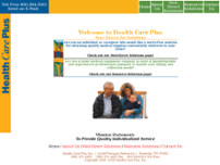 Health Care Plus website screenshot