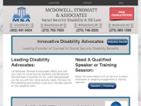 McDowell Stromatt & Associates website screenshot