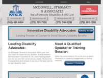 McDowell Stromatt & Associates website screenshot