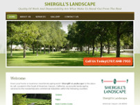 Shergill's Landscape website screenshot