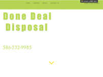 Done Deal Disposal website screenshot