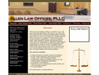 Allen Law Offices PLLC website screenshot