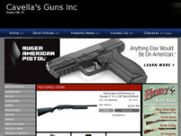 Cavella's Guns website screenshot