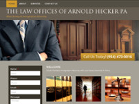 Hecker Arnold PA The Law Offices of website screenshot
