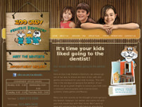 Zoo Crew Pediatric Dentistry PLLC website screenshot