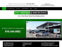 D C Metals & Recycling website screenshot