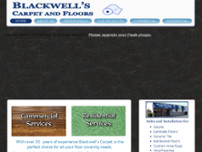Blackwell's Carpet & Floors website screenshot