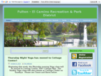 Fulton-El Camino Recreation & Park District website screenshot