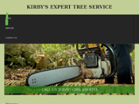 Kirby's Expert Tree Service website screenshot