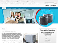 Moore's Refrigeration Heating & Air Conditioning Service Inc website screenshot