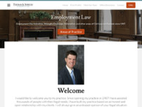 Thomas A. Sobecki, Attorney at Law website screenshot