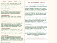 Wood You Furniture website screenshot
