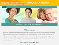 Roger G. Tans, DDS website screenshot