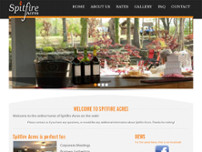Spitfire Acres website screenshot