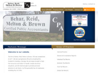 Behar Reid Melton Brown & Taylor CPAs website screenshot