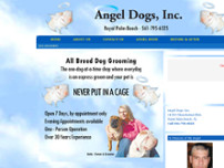 Angel Dogs Pet Spa LLC website screenshot