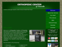 Orthopedic Center Of Titusville website screenshot