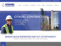 Citadel Contractors Inc. website screenshot