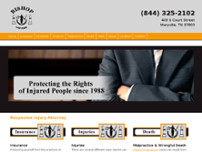 Bishop Law Firm website screenshot