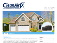 Clean Air FX website screenshot