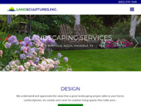 Landsculptures Inc website screenshot