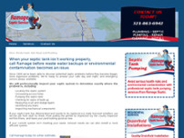 Ramage Septic and Plumbing Services website screenshot