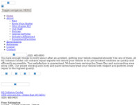MJ Collision Center website screenshot