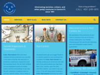 GAG Pest Control Inc website screenshot