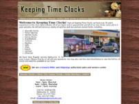 Keeping Time Clocks website screenshot