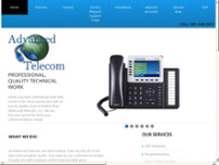 Advanced Telecom website screenshot