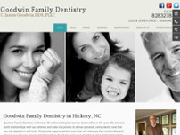 C. James Goodwin, DDS, PLLC website screenshot