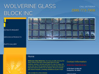 Wolverine Glass Block Inc website screenshot