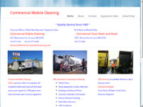 Commercial Mobile Cleaning website screenshot