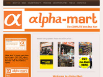 Alpha-mart website screenshot