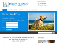 Pretty Paws Salon & Spa website screenshot