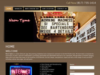 Neon Tyme website screenshot