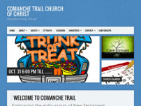 Church Of Christ Commanche Trail website screenshot