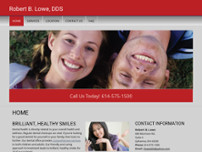 Robert B Lowe DDS website screenshot