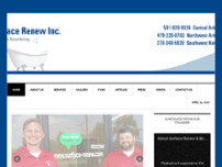 Surface Renew Inc. website screenshot