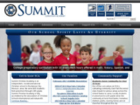 Summit Christian Academy website screenshot