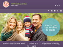 Plymouth Greene Dental website screenshot