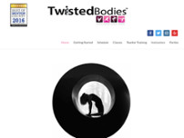 Twisted Bodies Pilates and Yoga website screenshot