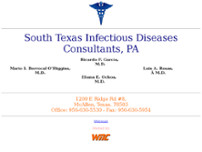 South Texas Infectious Diseases Consultants PA website screenshot