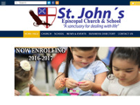 St. John's Episcopal website screenshot