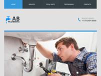 AB Plumbing LLC website screenshot