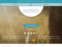 Falk Chiropractic & Wellness Center website screenshot
