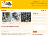 Tony TNT Locksmith LLC website screenshot