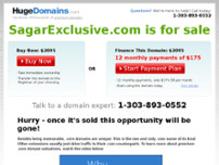Screenshot for http://www.sagarexclusive.com