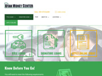 Utah Money Center website screenshot